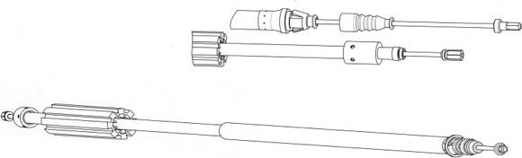 CEF CT02183 - Kabel, dayanacaq əyləci furqanavto.az