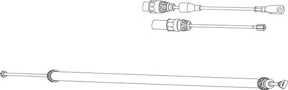 CEF DM02152 - Kabel, dayanacaq əyləci furqanavto.az