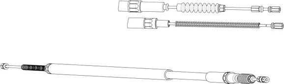 CEF DM02176 - Kabel, dayanacaq əyləci furqanavto.az