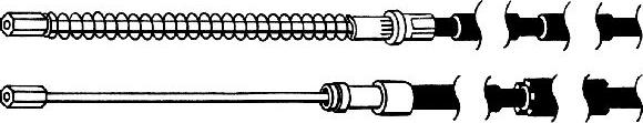 CEF FA02196 - Kabel, dayanacaq əyləci furqanavto.az