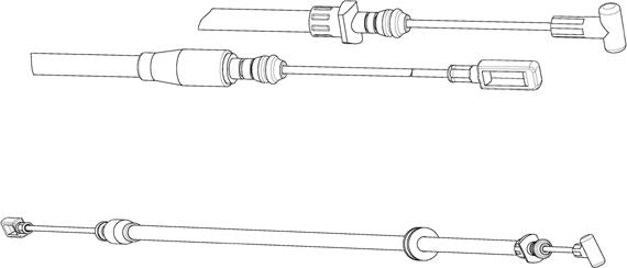 CEF FA02300 - Kabel, dayanacaq əyləci furqanavto.az