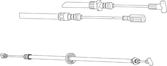 CEF FA02301 - Kabel, dayanacaq əyləci furqanavto.az