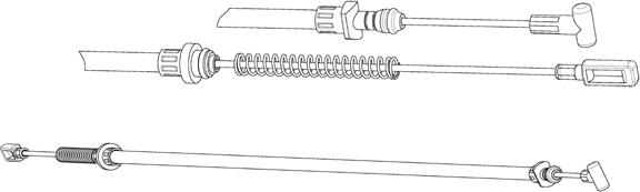 CEF FA02302 - Kabel, dayanacaq əyləci furqanavto.az