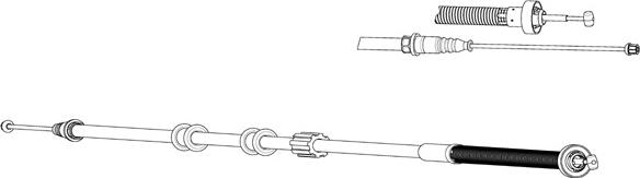 CEF FA02290 - Kabel, dayanacaq əyləci furqanavto.az