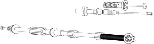 CEF FA02258 - Kabel, dayanacaq əyləci furqanavto.az