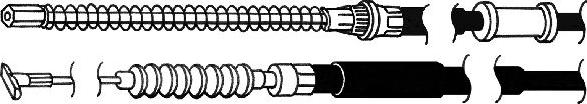 CEF FA02207 - Kabel, dayanacaq əyləci furqanavto.az