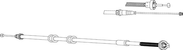 CEF FA02289 - Kabel, dayanacaq əyləci furqanavto.az