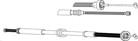 CEF FA02282 - Kabel, dayanacaq əyləci furqanavto.az