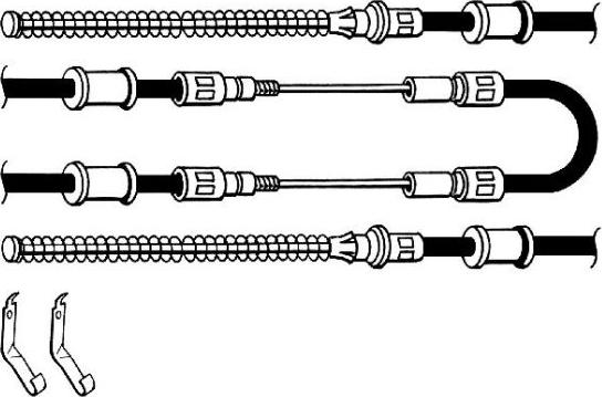 CEF FO02183 - Kabel, dayanacaq əyləci furqanavto.az