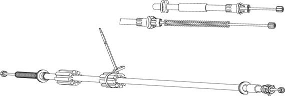 CEF FO02219 - Kabel, dayanacaq əyləci furqanavto.az