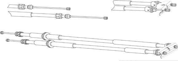 CEF FO02229 - Kabel, dayanacaq əyləci furqanavto.az