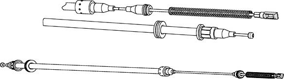 CEF OP02164 - Kabel, dayanacaq əyləci furqanavto.az