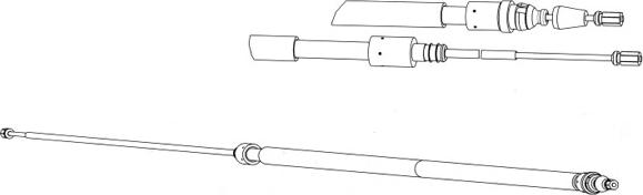 CEF PU02222 - Kabel, dayanacaq əyləci furqanavto.az