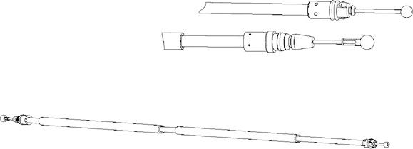 CEF RT02291 - Kabel, dayanacaq əyləci furqanavto.az