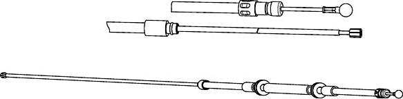 CEF RT02273 - Kabel, dayanacaq əyləci furqanavto.az