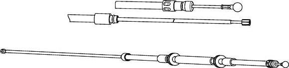 CEF RT02272 - Kabel, dayanacaq əyləci furqanavto.az