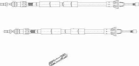 CEF RT15109 - Kabel, dayanacaq əyləci furqanavto.az