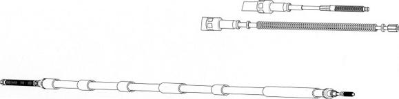 CEF SK02105 - Kabel, dayanacaq əyləci furqanavto.az