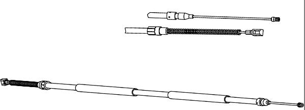 CEF VW02150 - Kabel, dayanacaq əyləci furqanavto.az