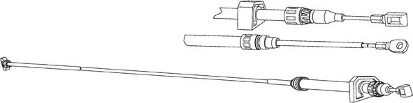 CEF VW02205 - Kabel, dayanacaq əyləci furqanavto.az