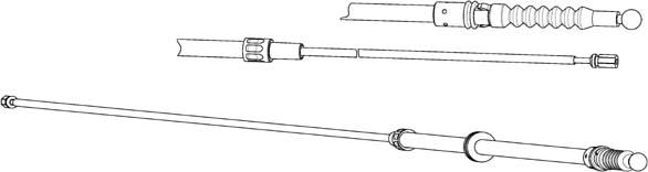 CEF VW02202 - Kabel, dayanacaq əyləci furqanavto.az