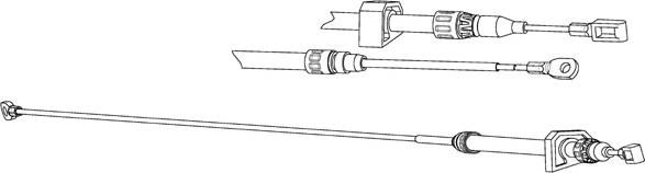 CEF VW02207 - Kabel, dayanacaq əyləci furqanavto.az