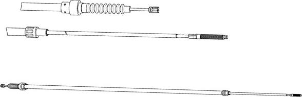 CEF VW02210 - Kabel, dayanacaq əyləci furqanavto.az