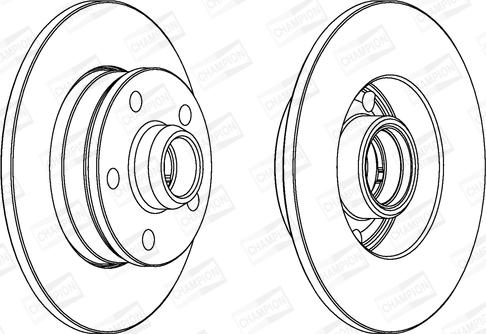 Champion 561620CH - Əyləc Diski furqanavto.az