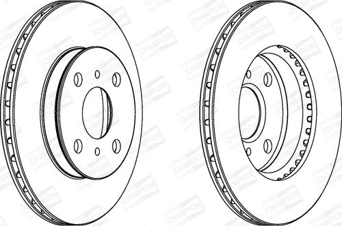 Champion 561672CH - Əyləc Diski furqanavto.az
