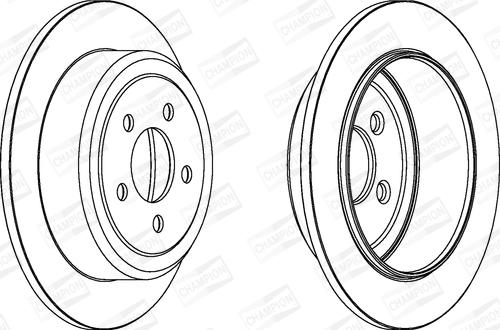 Champion 562917CH - Əyləc Diski furqanavto.az