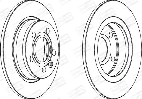 Champion 562057CH - Əyləc Diski furqanavto.az