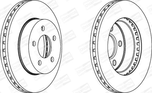 Champion 562856CH - Əyləc Diski furqanavto.az