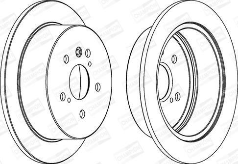 Champion 562825CH - Əyləc Diski furqanavto.az