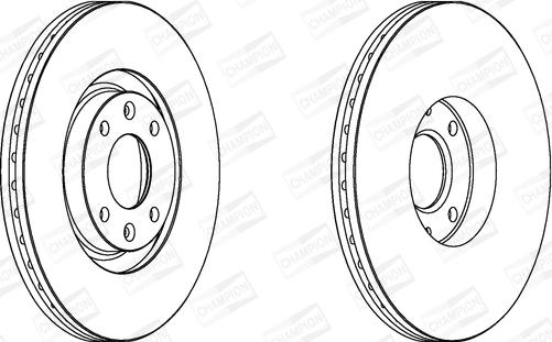 Champion 562267CH - Əyləc Diski furqanavto.az