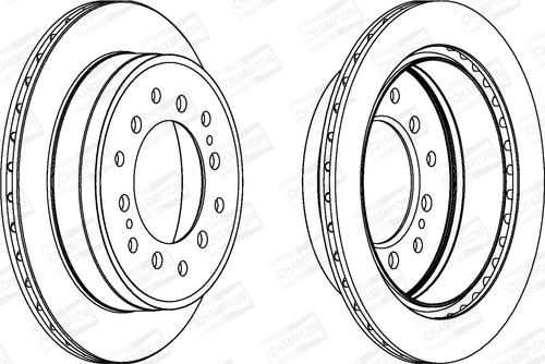 Champion 562738CH - Əyləc Diski furqanavto.az