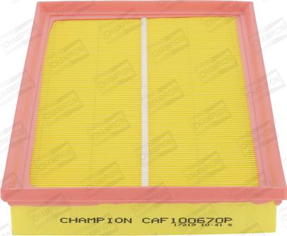 Champion CAF100670P - Hava filtri furqanavto.az