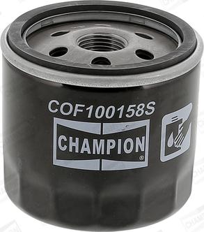 Champion COF100158S - Yağ filtri furqanavto.az