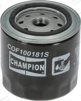 Champion COF100181S - Yağ filtri furqanavto.az