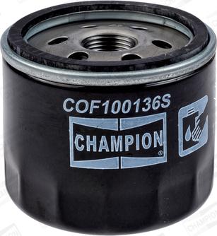Champion COF100136S - Yağ filtri furqanavto.az