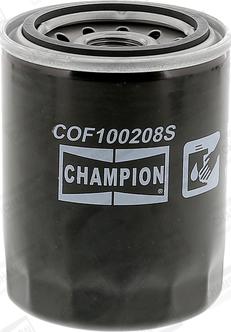 Champion COF100208S - Yağ filtri furqanavto.az