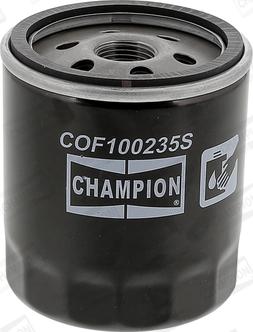 Champion COF100235S - Yağ filtri furqanavto.az