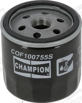 Champion COF100755S - Yağ filtri furqanavto.az