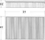 WIX Filters WA6301 - Hava filtri furqanavto.az