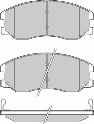 Chevrolet 96626070 - Əyləc altlığı dəsti, əyləc diski furqanavto.az