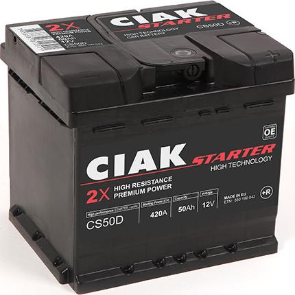 CIAKStarter CS50D - Başlanğıc batareyası furqanavto.az