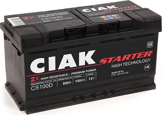 CIAKStarter CS100D - Başlanğıc batareyası furqanavto.az