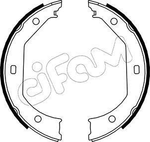 Cifam 153-017 - Əyləc başlığı dəsti, dayanacaq əyləci furqanavto.az