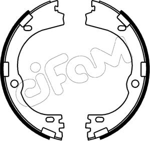 Cifam 153-752 - Əyləc başlığı dəsti, dayanacaq əyləci furqanavto.az