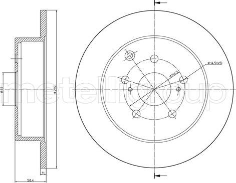 AP XENERGY X601439 - Əyləc Diski furqanavto.az