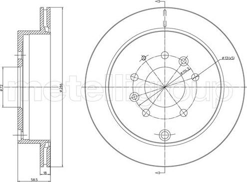 BOSCH 0 986 AB6 335 - Əyləc Diski furqanavto.az